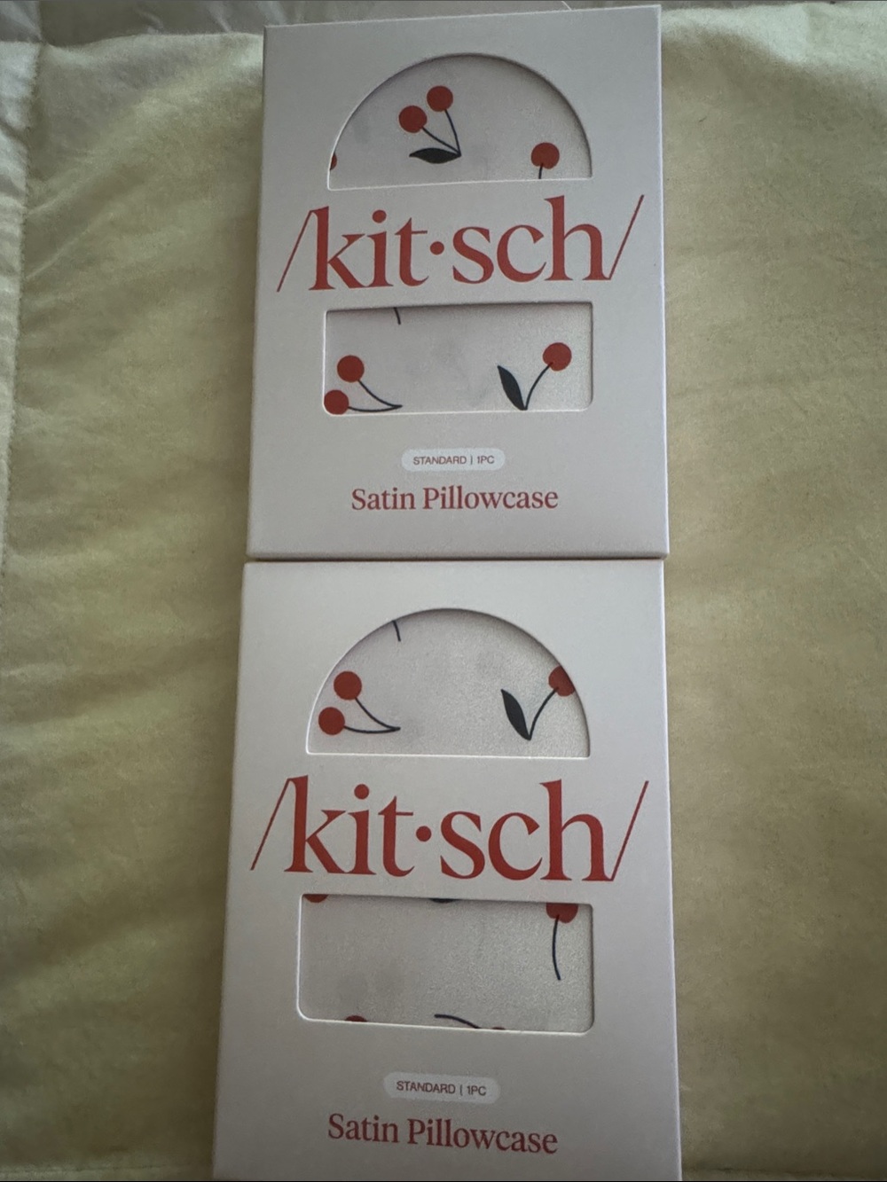 Satin Pillowcases- Kit-sch 2 standard size